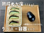 画像1: 熟成ぬか床タッパータイプ【ミニ】 (1)