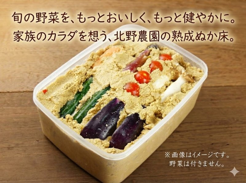 画像1: 熟成ぬか床タッパータイプ (1)