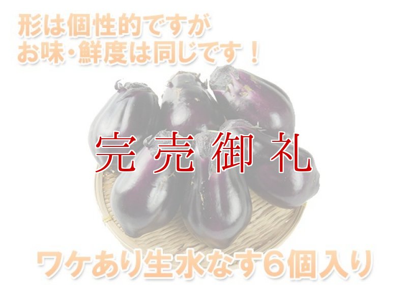画像2: ワケあり水なす6個入り (2)