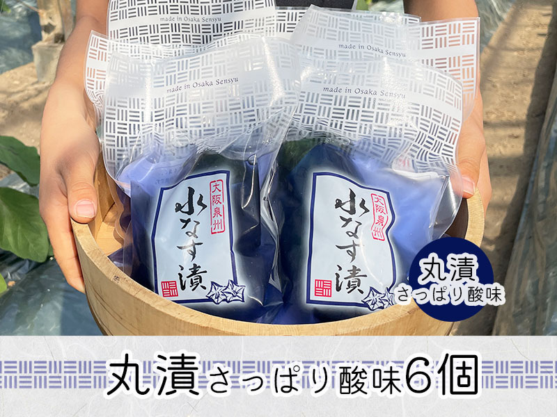 水なす丸漬酸味６個